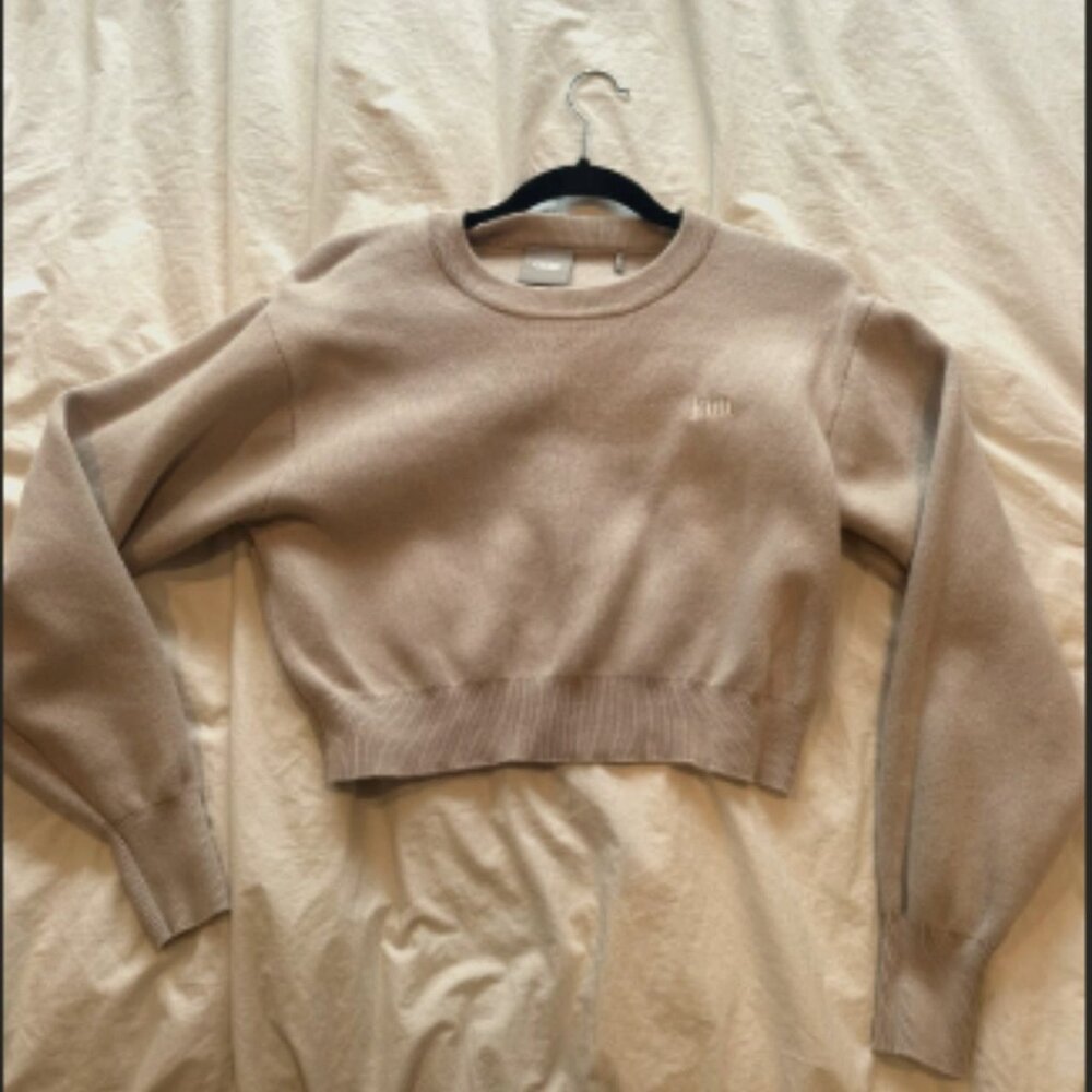 small 2021 kith cropped crewneck sweatshirt